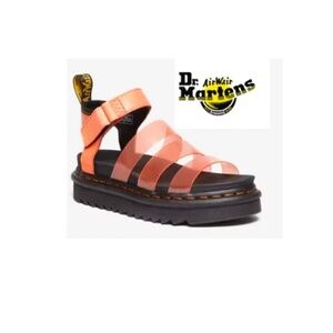 Dr. Marten BLAIRE JELLY GLITTER STRAP SANDALS Size 6